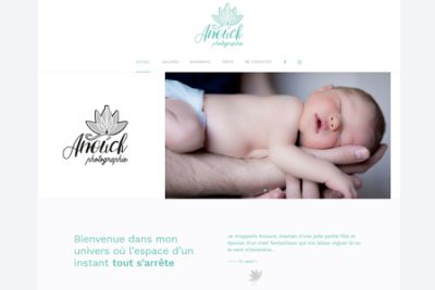 Site web Anouck réalisé par IdealPC